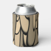 アーモダント溶融茶色の色合い 缶クーラー (缶正面)