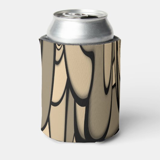 アーモダント溶融茶色の色合い 缶クーラー (缶裏面)