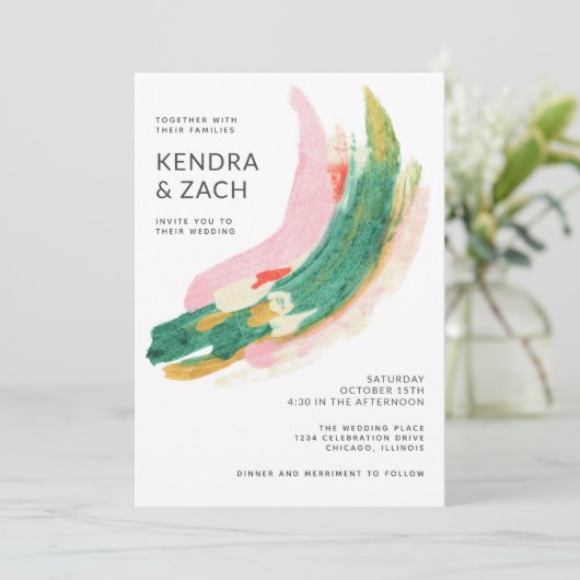 アーモダント絵を描抽象芸術結婚ストロークズ (スタンド正面)