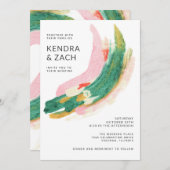 アーモダント絵を描抽象芸術結婚ストロークズ (正面/裏面)