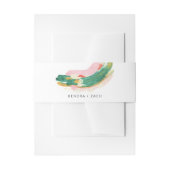 アーモダント絵を描抽象芸術結婚ストロークズ 招待状ベリーバンド (正面例)