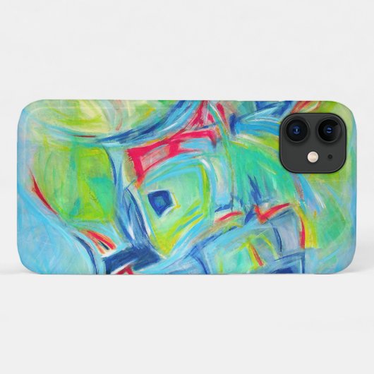 アーモダント絵画の表現豊かな緑と青い色 Case-Mate iPhoneケース (裏面(横))