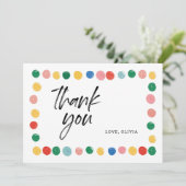 アーモダント誕生日パーティーサンキューカード サンキューカード (スタンド正面)