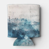 アーモダント：抽象芸術カラフルブラシストローク 缶クーラー (裏面)