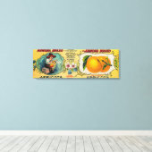 アーモナアプリコットラベル キャンバスプリント (インサイチュ (ウッドフロア))