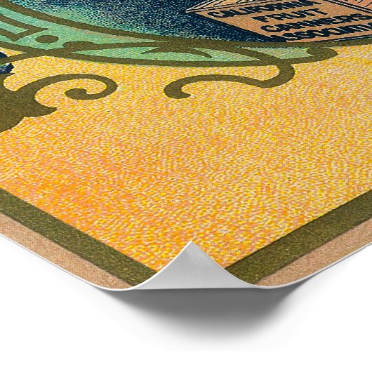 アーモナアプリコットラベル ポスター (角)