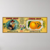 アーモナアプリコットラベル ポスター (正面)