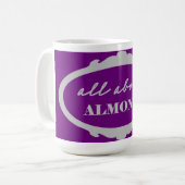 アーモンドについて コーヒーマグカップ (正面左)