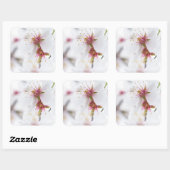 アーモンドの木の花 スクエアシール (シート)