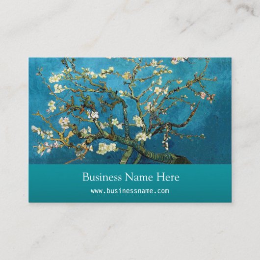 アーモンドの木の開花ビンセント・ヴァン・ゴッホ 名刺 (正面)