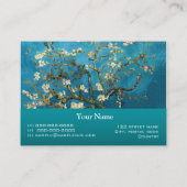 アーモンドの木の開花ビンセント・ヴァン・ゴッホ 名刺 (裏面)