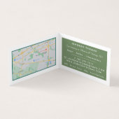 アーモンドの花々Vincent Vanゴッホ美術商 名刺 (内部)