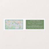 アーモンドの花々Vincent Vanゴッホ美術商 名刺 (内部フラット)