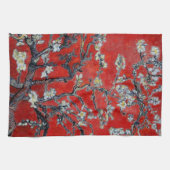 アーモンドの花が付いているフィンセント・ファン・ゴッホの枝 キッチンタオル (横)