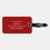 アーモンドの花が付いているフィンセント・ファン・ゴッホの枝 ラゲッジタグ (裏面横)