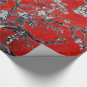 アーモンドの花が付いているフィンセント・ファン・ゴッホの枝 ラッピングペーパー (角)