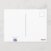 アーモンドの花の木に蝶 ポストカード (裏面)