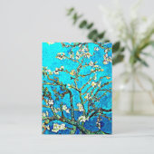 アーモンドの花の枝 ポストカード (スタンド正面)