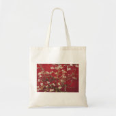 アーモンドの花レッドビンセント・ヴァン・ゴッホ・アー絵画ト トートバッグ (正面)