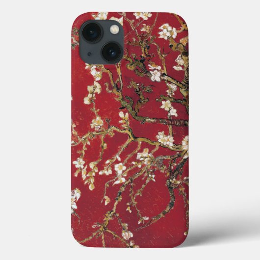 アーモンドの花レッドビンセント・ヴァン・ゴッホ・アー絵画ト Case-Mate iPhoneケース (裏面)