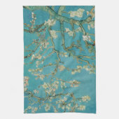 アーモンドの花咲く、油絵、フィンセント・ファン・ゴッホ キッチンタオル (縦)