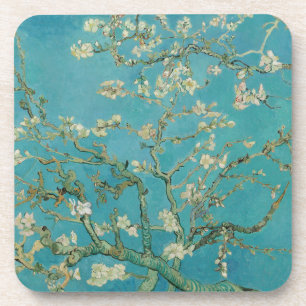 アーモンドの花咲く、油絵、フィンセント・ファン・ゴッホ コースター