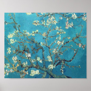 アーモンドの花-ゴッホが付いている枝 ポスター