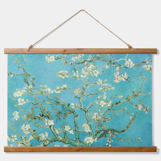 アーモンドの花 | ビンセント・ヴァン・ゴッホ 吊り下げ型タペストリー (正面)