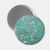 アーモンドの花、油絵、フィンセント・ファン・ゴッホ マグネット (正面/裏面)