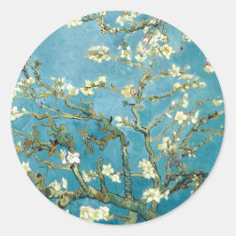 アーモンドの花（1890年）ビンセント・ヴァン・ゴッホファインアート ラウンドシール