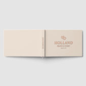 アーモンドインターロックハートロマン結婚チズ ゲストブック (全面)