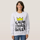 アーモンドクッキー女王 女性用Tシャツ スウェットシャツ (正面フル)
