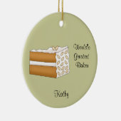 アーモンドケーキクリスマス装飾品 セラミックオーナメント (右)