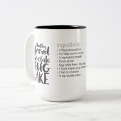 アーモンドチョコレートマグケーキレシピ—LRG MUG ツートーンマグカップ (正面左)