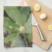 アーモンドツリーパターン キッチンタオル (四つ折り)