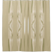 アーモンドパールストライプル シャワーカーテン (正面)