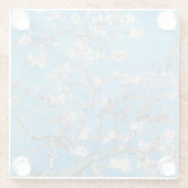 アーモンドフラップスブルービンセント・ヴァンゴッホアール絵画ズ ガラスコースター (裏面)