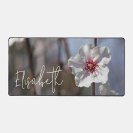 アーモンドフラワー自然モダン春名の追加 デスクマット