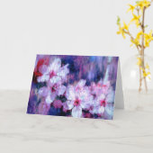 アーモンドブロッサムウォーター色 カード (黄色い花)