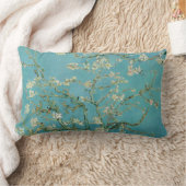 アーモンドブロッサムズバイビンセントヴァンゴッホファインアート ランバークッション (ブランケット)