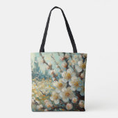 アーモンドブロッサムトートバッグパステルオイルペインティングスタイル トートバッグ (裏面)