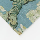 アーモンドブロッサムバイヴィンセントヴァンゴッホ フリースブランケット (角)