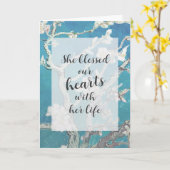 アーモンドブロッサムバンゴッホアート悔やみや弔慰 カード (黄色い花)