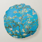 アーモンドブロッサムビンセント・ヴァン・ゴッホ ラウンドクッション (裏面)