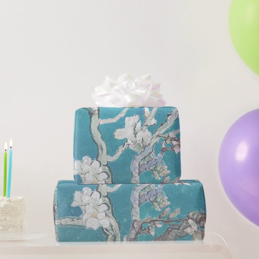 アーモンドブロッサムヴァンゴッホ絵画 ラッピングペーパー (パーティーギフト)