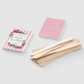 アーモンドブロッサム結婚式招待状 ハンドファン (組立なし)