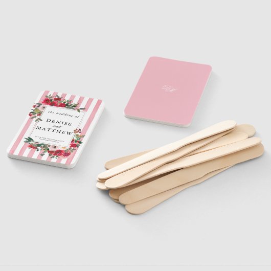 アーモンドブロッサム結婚式招待状 ハンドファン (組立なし)