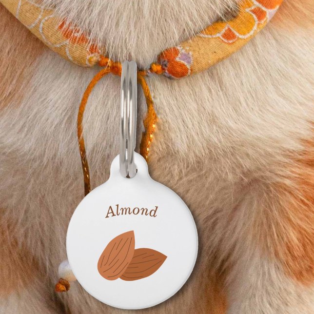 アーモンドペットタグ ペット　ネームタグ (Almond Pet Tag)