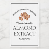 アーモンド抽出ラベル ワインラベル (シングルラベル)