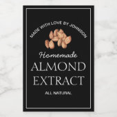 アーモンド抽出ラベル ワインラベル (シングルラベル)